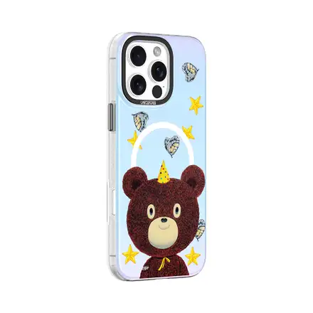 Devia kryt Canvas Series Magnetic Case pre iPhone 16 - Starry Bear