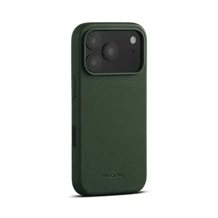 Woolnut Leather Case for iPhone 17 Pro - Green