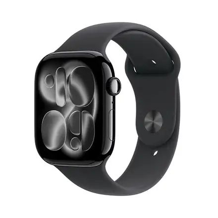 Apple Watch Series 11 GPS 42mm Klavírny čierny hliník s čiernym športovým remienkom - S/M *Rozbalený*