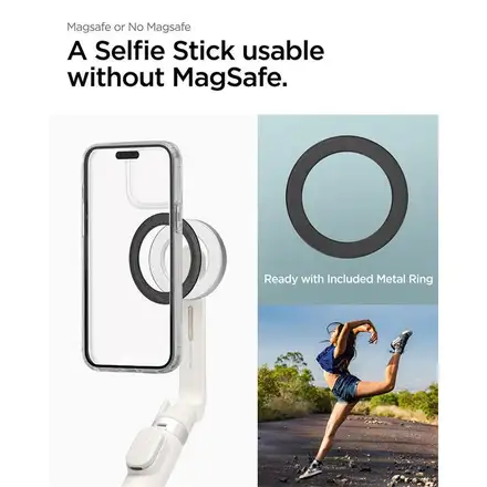 Spigen Selfie Stick Tripod Magsafe - Dune Beige