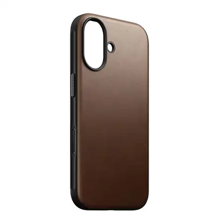 Nomad kryt Modern Leather Case Magsafe pre iPhone 17 - Brown