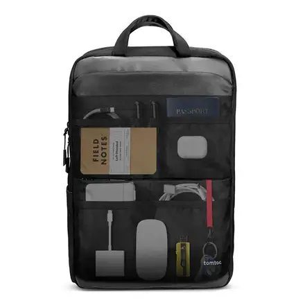 TomToc batoh Navigator T71 Laptop Backpack M 24L - Black