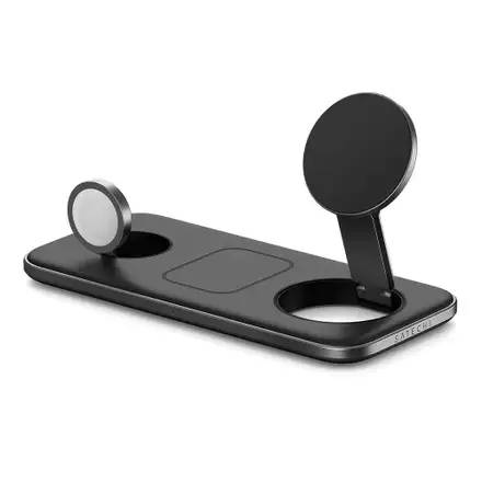Satechi Qi2 Trio Wireless Charging Pad - Space Gray