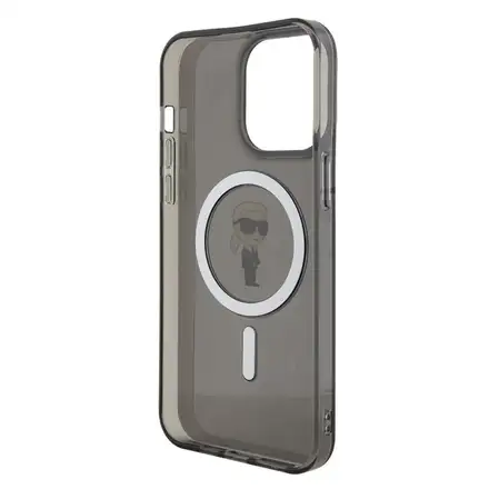 Karl Lagerfeld IML Ikonik MagSafe kryt iPhone 15 Pro Max čierny