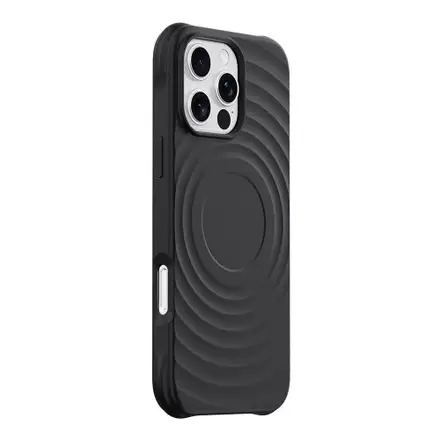 Devia kryt Ripple Magnetic Shockproof TPU Case pre iPhone 16 Pro Max - Black