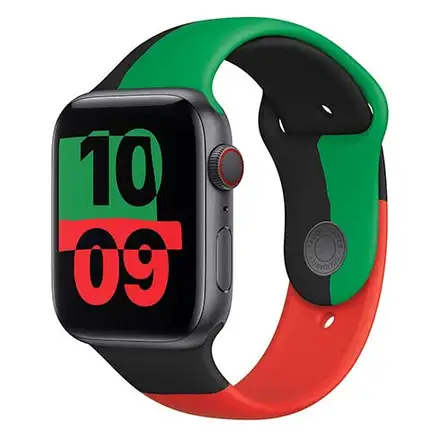 Apple Watch 44mm Black Unity Sport Band - Regular *Vystavený*