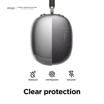 Elago kryt Clear Case pre AirPods Max - Clear