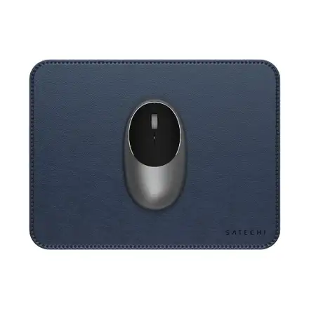 Satechi podložka pod myš Vegan-Leather Premium Mouse Pad - Blue *Rozbalený*