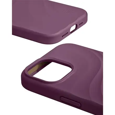 iDeal Fashion Soft Swirl Silicone Case MagSafe iPhone 13/14/15/16e/17e Velvet Plum