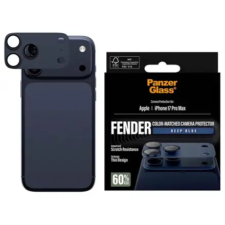 PanzerGlass Fender Camera Protection pre iPhone 17 Pro Max - Deep Blue