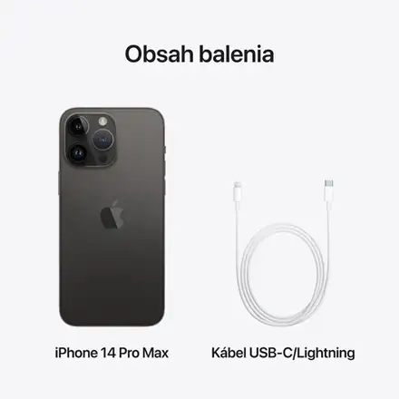 iPhone 14 Pro Max 256 GB kozmická čierna *Použitý s DPH - Trieda A*