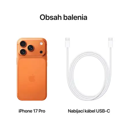 iPhone 17 Pro 512GB Kozmická oranžová