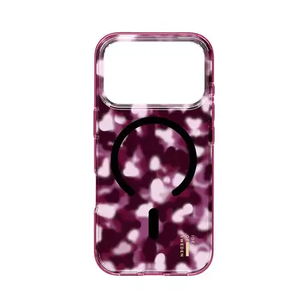 iDeal Fashion Clear Case MagSafe iPhone 17 Pro / 18 Pro Cherry Crush