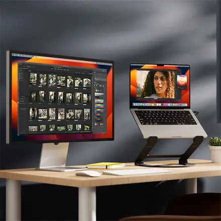 TwelveSouth stojan Curve Flex pre MacBook - White Aluminium