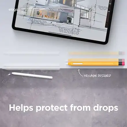 Elago kryt Classic Pencil Case pre Apple Pencil 2nd Gen & Pencil Pro - Yellow