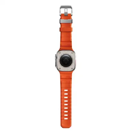 Nomad remienok Rocky Point Band pre Apple Watch 46/49mm - Magma/Natural