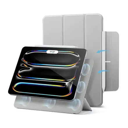 ESR puzdro Rebound Magnetic Case pre iPad Pro 11" M4/M5 - Gray