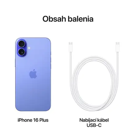 iPhone 16 Plus 256 GB ultramarínová