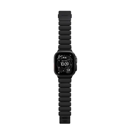 Nomad remienok Stratos pre Apple Watch 44-49mm - Black/Black Hardware