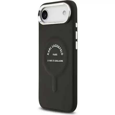 Karl Lagerfeld PU RSG Logo MagSafe kryt iPhone Air čierny