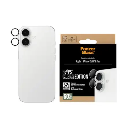 PanzerGlass ochranné sklo Hoops pre iPhone 17/16/16 Plus - Clear