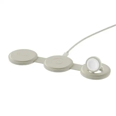 Satechi Qi2 OntheGo 3-in-1 Wireless Charger - Sand
