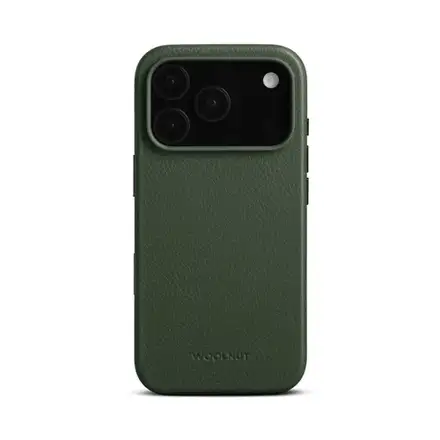 Woolnut Leather Case for iPhone 17 Pro - Green