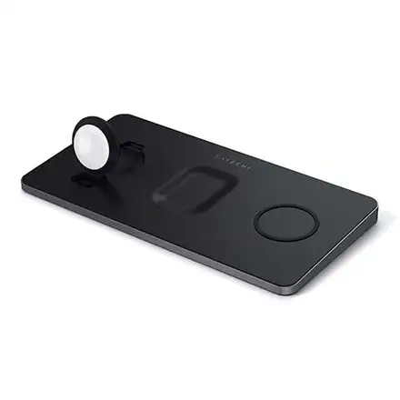 Satechi Trio Wireless Charging Pad - Space Gray* Vystavený*