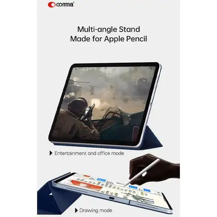 Comma puzdro Rider Magnetic Case pre iPad Air 13" M2/M3 - Ocean Blue