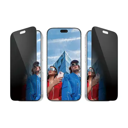 PanzerGlass ochranné sklo UWF 2-Way Privacy pre iPhone 18 Pro - Black Frame