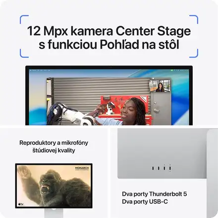 Apple Studio Display - Štandardné sklo - Stojan s nastaviteľným náklonom
