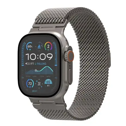 Decoded remienok Stainless Steel Traction Strap pre Apple Watch Ultra - Silver