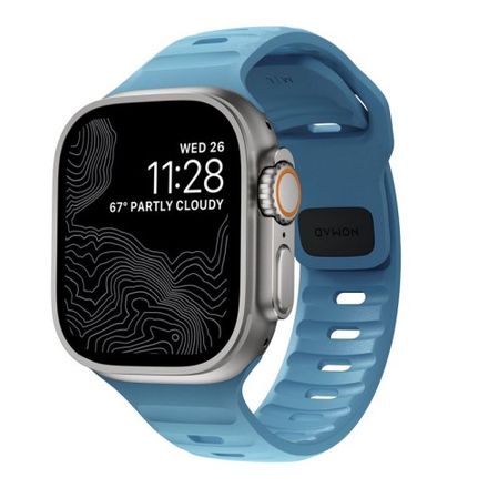 Nomad remienok Sport Strap pre Apple Watch 44-49mm - Electric Blue