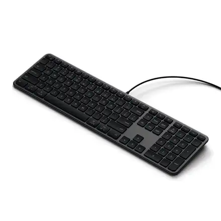 Satechi klávesnica Slim LX3 Wired Keyboard - Space Black