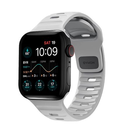 Nomad remienok Sport Strap pre Apple Watch 44-49mm - Lunar Gray