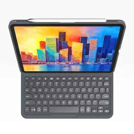 ZAGG klávesnica Pro Keys s podsvietením pre iPad 10-11 Gen CZ/SK - Black
