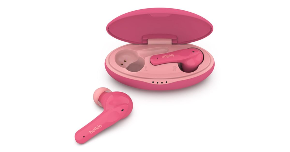 Belkin SoundForm Nano Wireless Earbuds for Kids slúchadlá - Pink