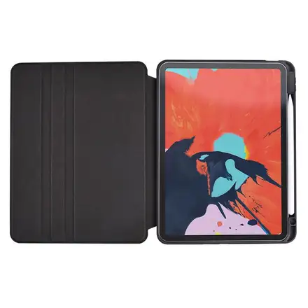 Comma puzdro Cyclone Rotation Case with Pencil Slot pre iPad 10-11 Gen 2022/2025 - Black