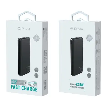 Devia powerbank Smart Series 10000 mAh 22.5W - Black