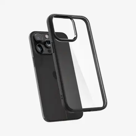 Spigen kryt Ultra Hybrid pre iPhone 15 Pro Max - Matte Black