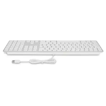 LMP klávesnica Large Font Wired USB Keyboard pre Mac 110 keys EN layout - Silver