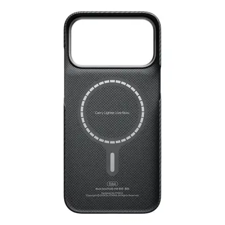 Pitaka kryt Edge Case pre iPhone 18 Pro Max - Black/Grey