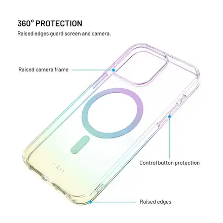 FIXED kryt MagRainbow s podporou Magsafe pro Apple iPhone 15, duhový