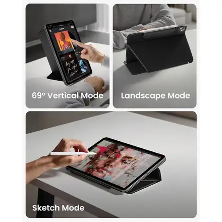 Tomtoc puzdro Detachable Folio Case pre iPad Pro 11" M4/M5 - Black