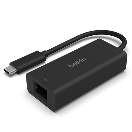 Belkin Connect USB-C to 2.5 Gb Ethernet Adapter - Black
