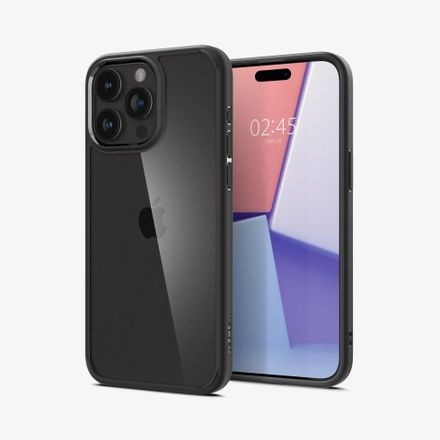 Spigen kryt Ultra Hybrid pre iPhone 15 Pro Max - Matte Black