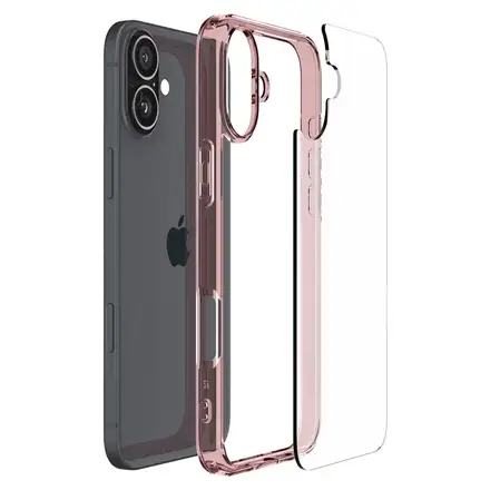 Spigen kryt Ultra Hybrid pre iPhone 16 - Rose Crystal