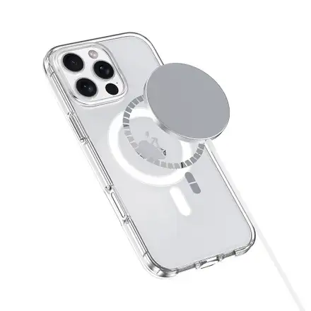 Comma kryt Elemental Series Magnetic Case pre iPhone 16 Pro - Clear