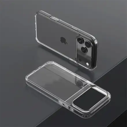 Devia kryt Pure Clear Shockproof Case pre iPhone 17 Pro Max - Clear