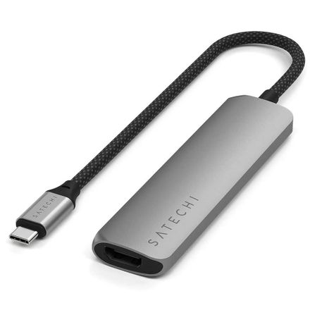 Satechi USB-C 4-in-1 Slim Multiport Adapter - Space Gray